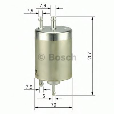 Imagine filtru combustibil BOSCH F 026 403 000