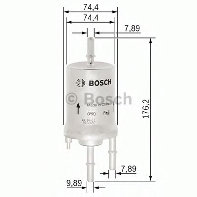 Imagine filtru combustibil BOSCH F 026 403 003