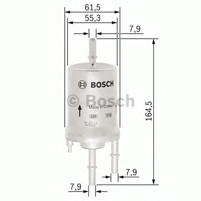 Imagine filtru combustibil BOSCH F 026 403 013