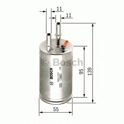 Imagine filtru combustibil BOSCH F 026 403 014