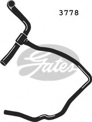 Imagine Furtun radiator GATES 3778