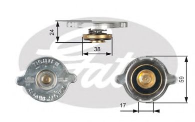 Imagine buson,radiator GATES RC109