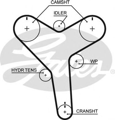 Curea de distributie GATES T271 #1