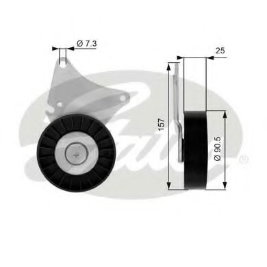 Imagine Rola ghidare/conducere, curea transmisie GATES T36030