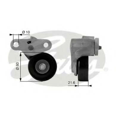 Imagine rola intinzator,curea transmisie GATES T38159