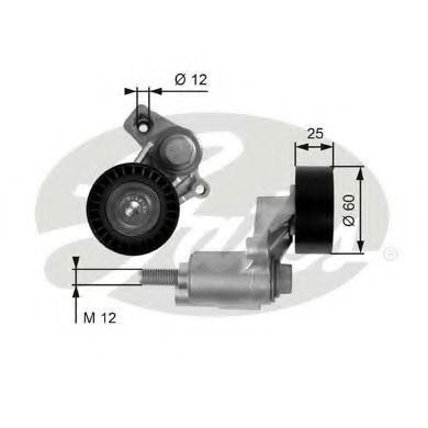 Imagine rola intinzator,curea transmisie GATES T38235