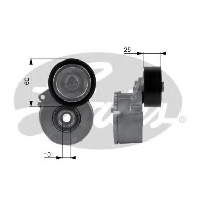 Imagine rola intinzator,curea transmisie GATES T38236