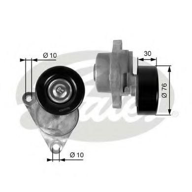 Imagine rola intinzator,curea transmisie GATES T38376