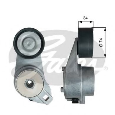 Imagine Intinzator curea, curea distributie GATES T38580