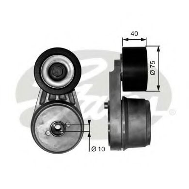 Imagine Intinzator curea, curea distributie GATES T38642