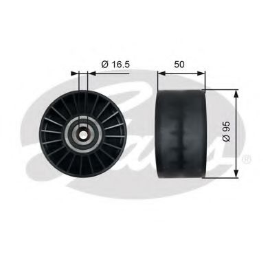 Imagine rola intinzator,curea transmisie GATES T38678