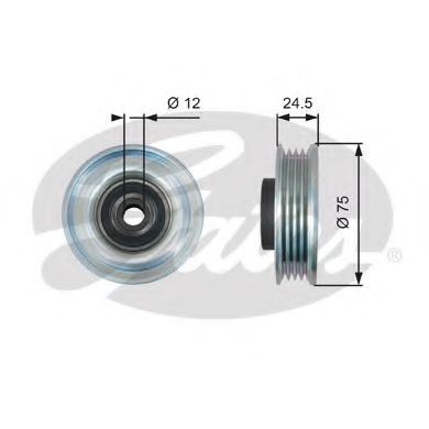 Imagine rola intinzator,curea transmisie GATES T39223