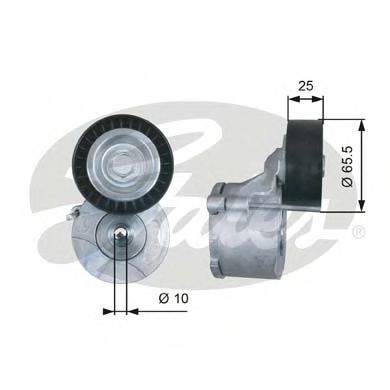 Imagine rola intinzator,curea transmisie GATES T39281