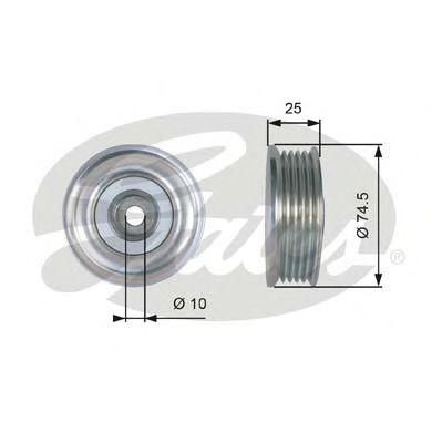 Imagine rola intinzator,curea transmisie GATES T39285