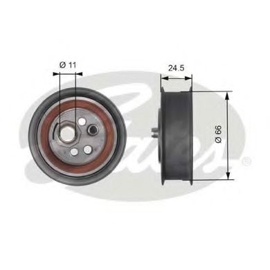 Imagine rola intinzator,curea distributie GATES T41103