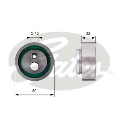 Imagine rola intinzator,curea distributie GATES T41129