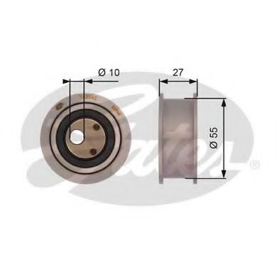 Imagine rola intinzator,curea distributie GATES T42042