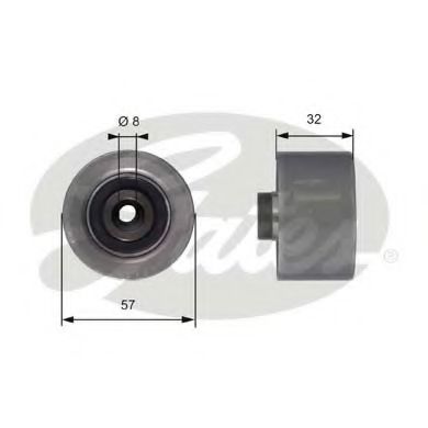 Imagine Rola ghidare/conducere, curea distributie GATES T42066