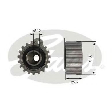 Imagine rola intinzator,curea distributie GATES T42073