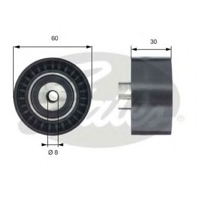 Imagine Rola ghidare/conducere, curea distributie GATES T42188