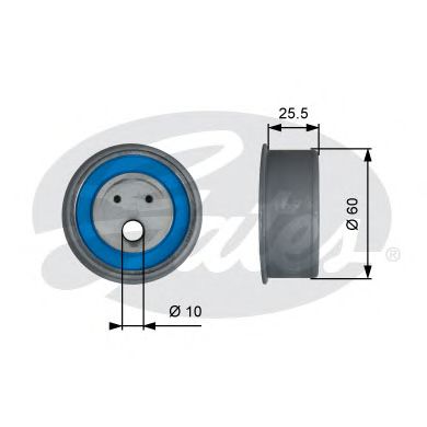 Imagine rola intinzator,curea distributie GATES T42230