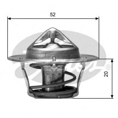Imagine termostat,lichid racire GATES TH04191G1
