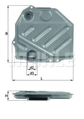 Imagine Filtru hidraulic, cutie de viteze automata KNECHT HX 48