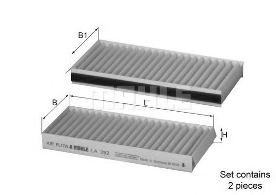 Imagine Filtru, aer habitaclu KNECHT LA 392/S