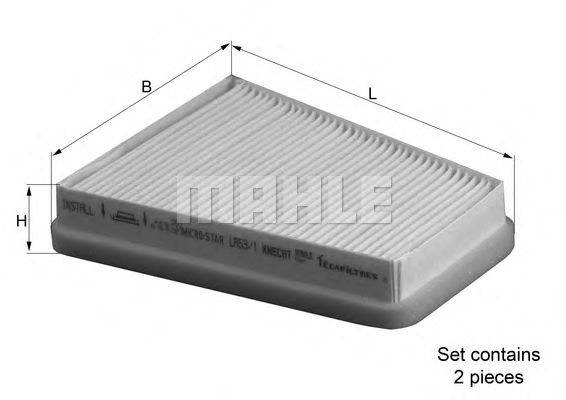 Imagine Filtru, aer habitaclu KNECHT LA 53/S