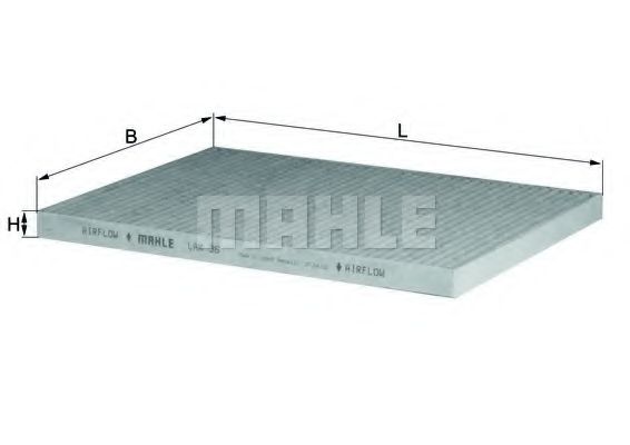 Imagine Filtru, aer habitaclu KNECHT LAK 36