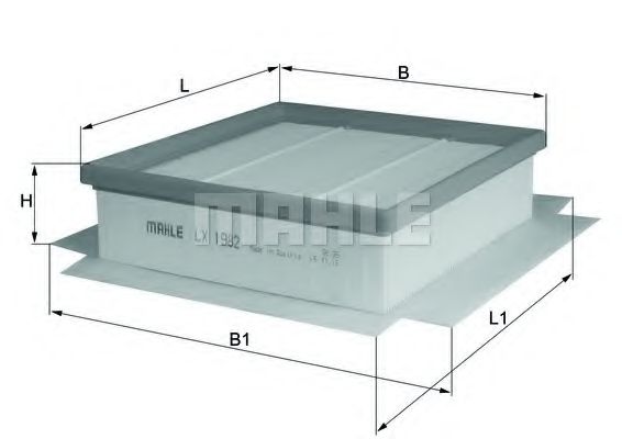 Imagine Filtru aer KNECHT LX 1982