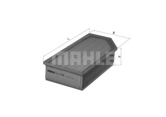 Imagine Filtru aer KNECHT LX 2788