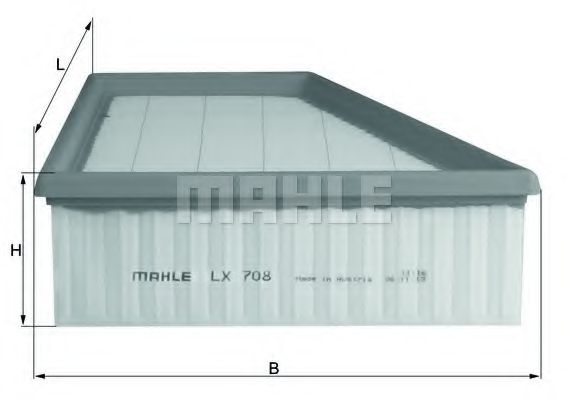 Imagine Filtru aer KNECHT LX 708