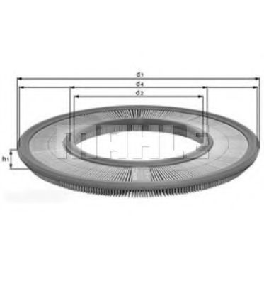 Imagine Filtru aer KNECHT LX 91