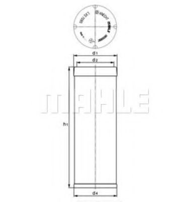 Imagine Filtru aer secundar KNECHT LXS 7080