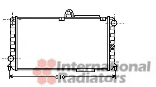 Imagine Radiator, racire motor VAN WEZEL 01002005