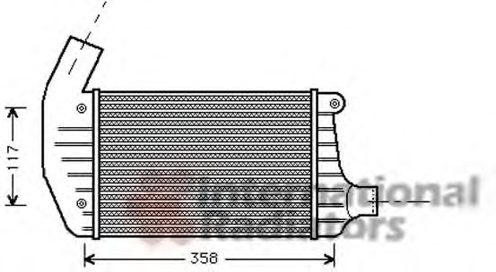 Imagine Intercooler, compresor VAN WEZEL 01004067