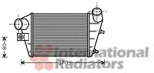 Imagine Intercooler, compresor VAN WEZEL 01004086