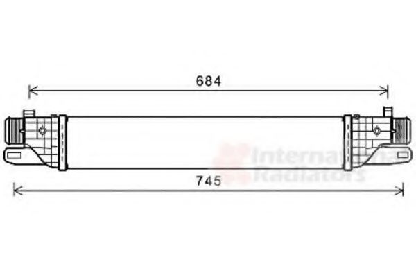 Imagine Intercooler, compresor VAN WEZEL 01004128