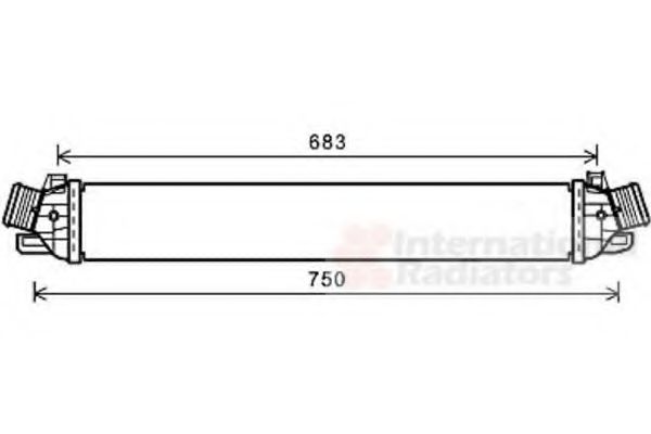 Imagine Intercooler, compresor VAN WEZEL 01004130