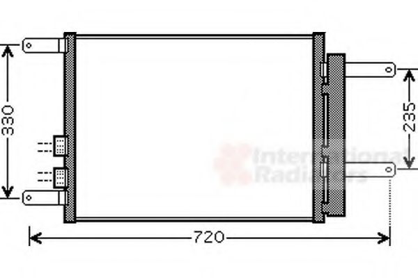 Imagine Condensator, climatizare VAN WEZEL 01005111