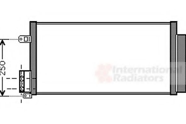 Imagine Condensator, climatizare VAN WEZEL 01005116