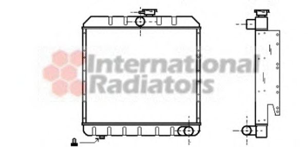 Radiator, racire motor VAN WEZEL 02002008 #1