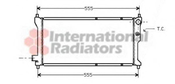 Imagine Radiator, racire motor VAN WEZEL 02002041