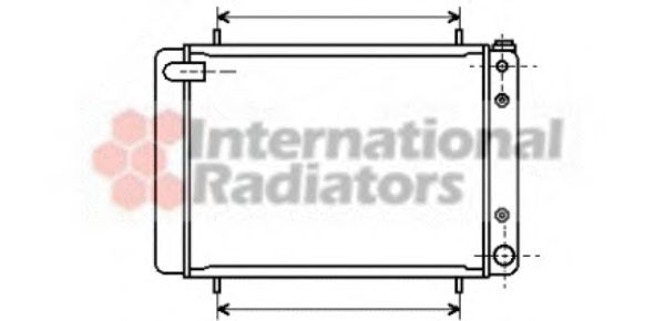 Imagine Radiator, racire motor VAN WEZEL 02002046