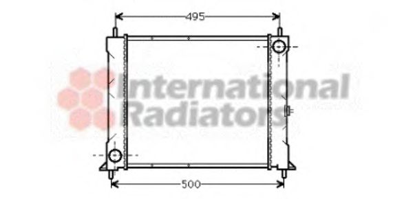 Imagine Radiator, racire motor VAN WEZEL 02002067