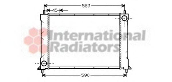 Imagine Radiator, racire motor VAN WEZEL 02002069