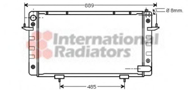 Imagine Radiator, racire motor VAN WEZEL 02002099