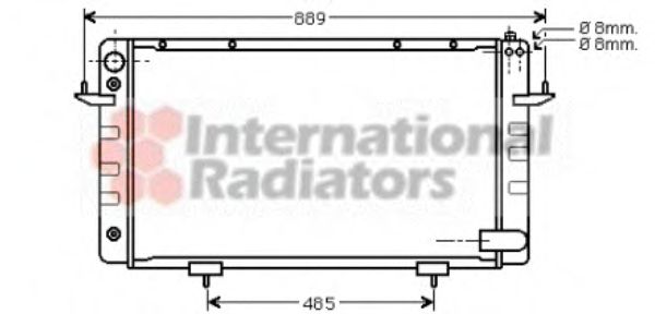 Imagine Radiator, racire motor VAN WEZEL 02002101