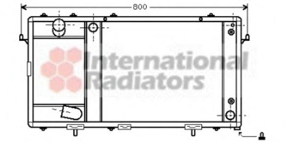 Imagine Radiator, racire motor VAN WEZEL 02002123